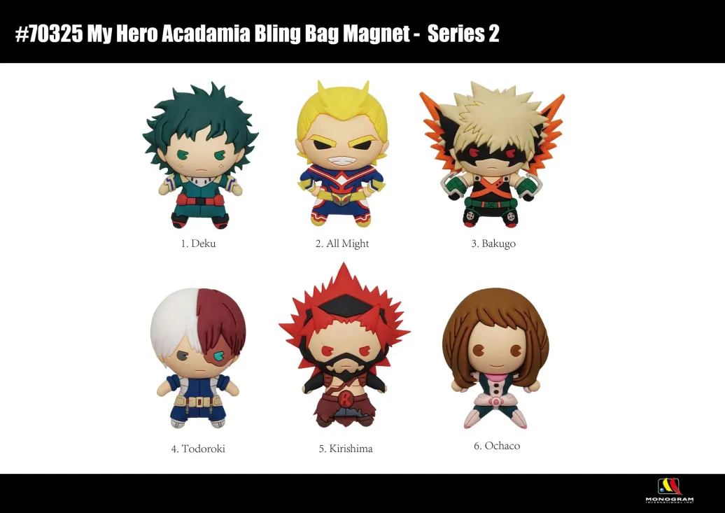 My Hero Academia 3D Magnete Series 2 Display (12) 