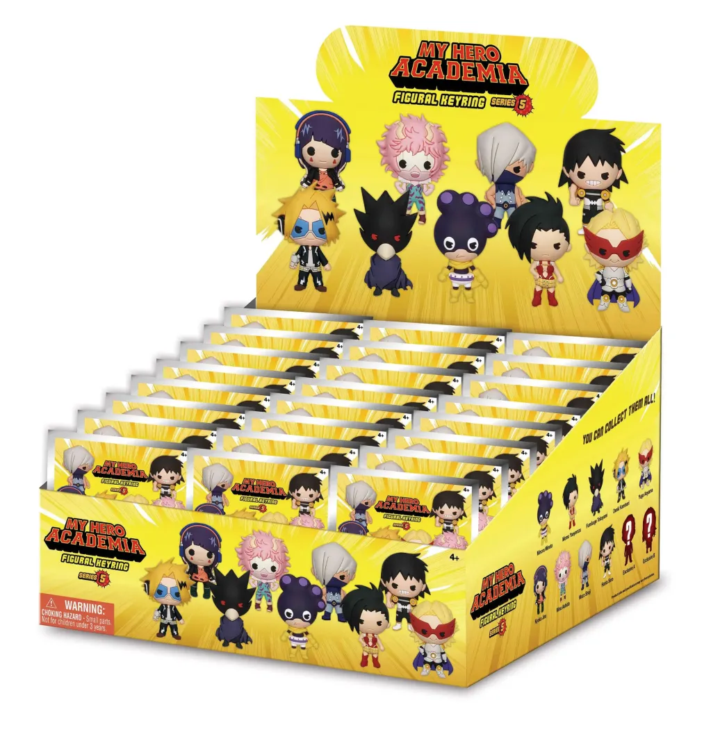 My Hero Academia 3D PVC-Taschenanhänger Serie 5 Display (24)