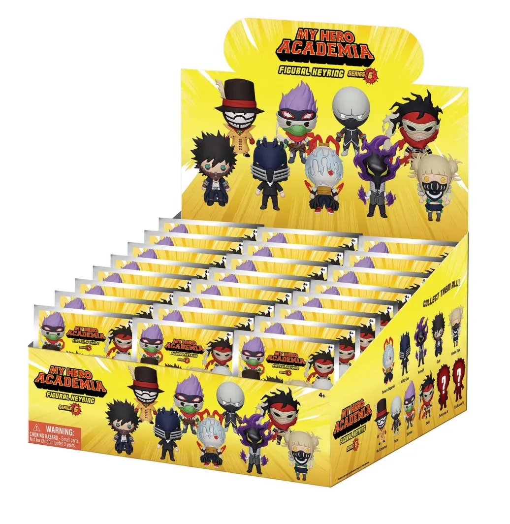 My Hero Academia 3D PVC-Taschenanhänger Serie 6 Display (24)