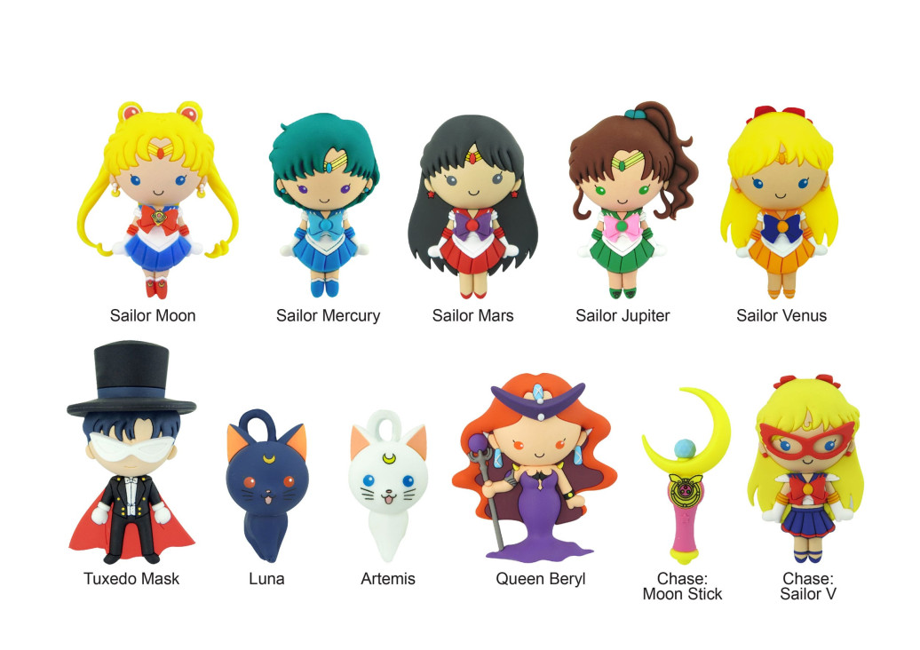 Sailor Moon PVC-Taschenanhänger Series 1 Display (24)