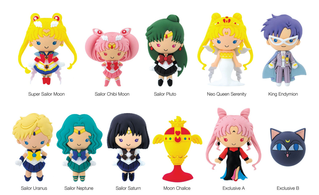 Sailor Moon 3D PVC-Taschenanhänger Series 4 Display (24)