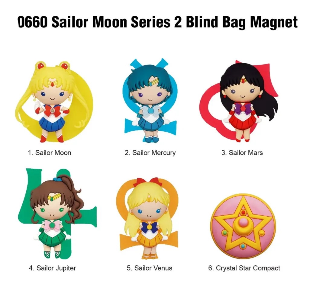 Sailor Moon Magnete blind pack Series 2 Display (12) 