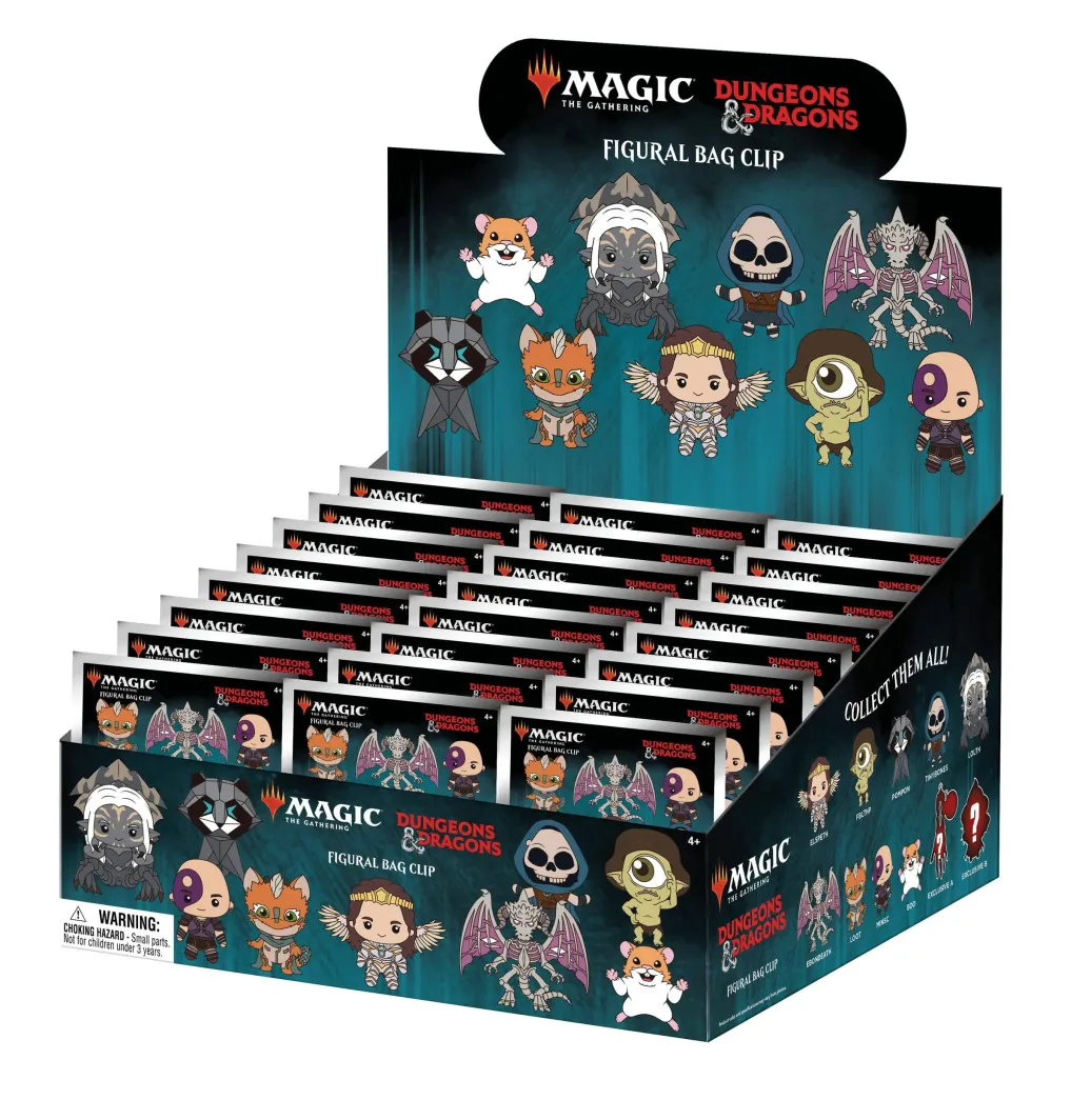 Magic the Gathering 3D PVC-Taschenanhänger Series 1 Display (24)
