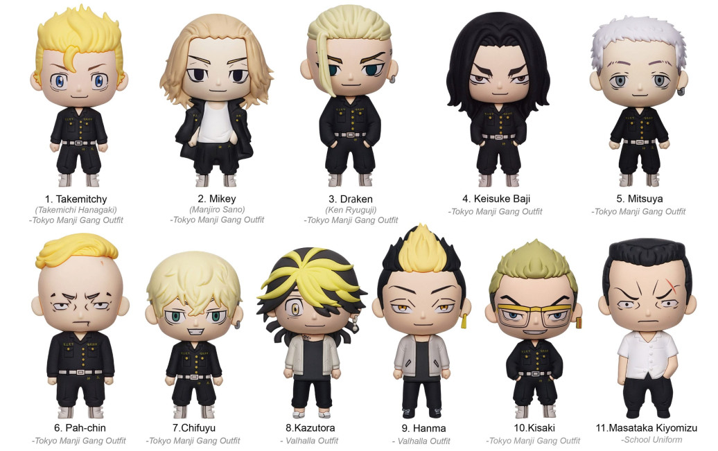 Tokyo Revengers 3D PVC-Taschenanhänger Ultimate Princess Series 2 Display (24)