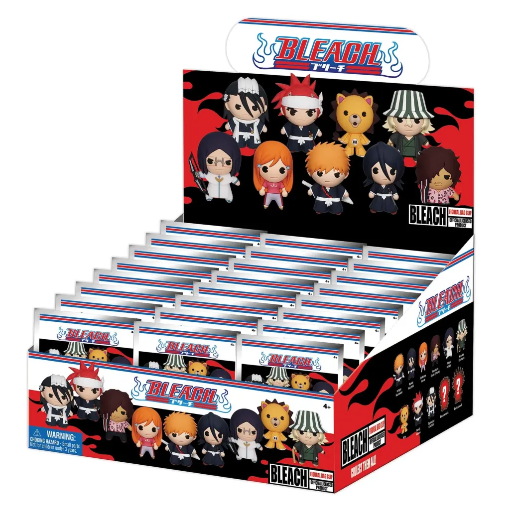 Bleach 3D PVC-Taschenanhänger Serie 1 Display (24)