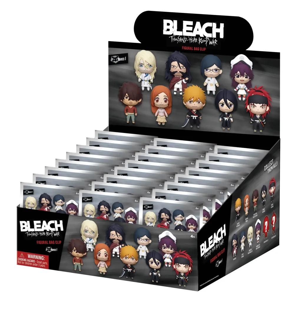 Bleach Thousand-Year Blood War 3D PVC-Taschenanhänger Serie 1 Display (24)