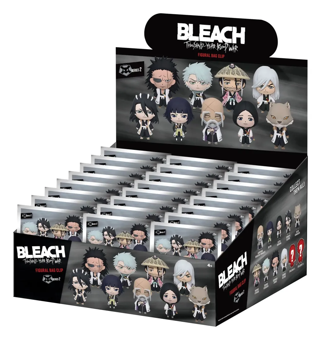 Bleach Thousand-Year Blood War 3D PVC-Taschenanhänger Serie 2 Display (24)