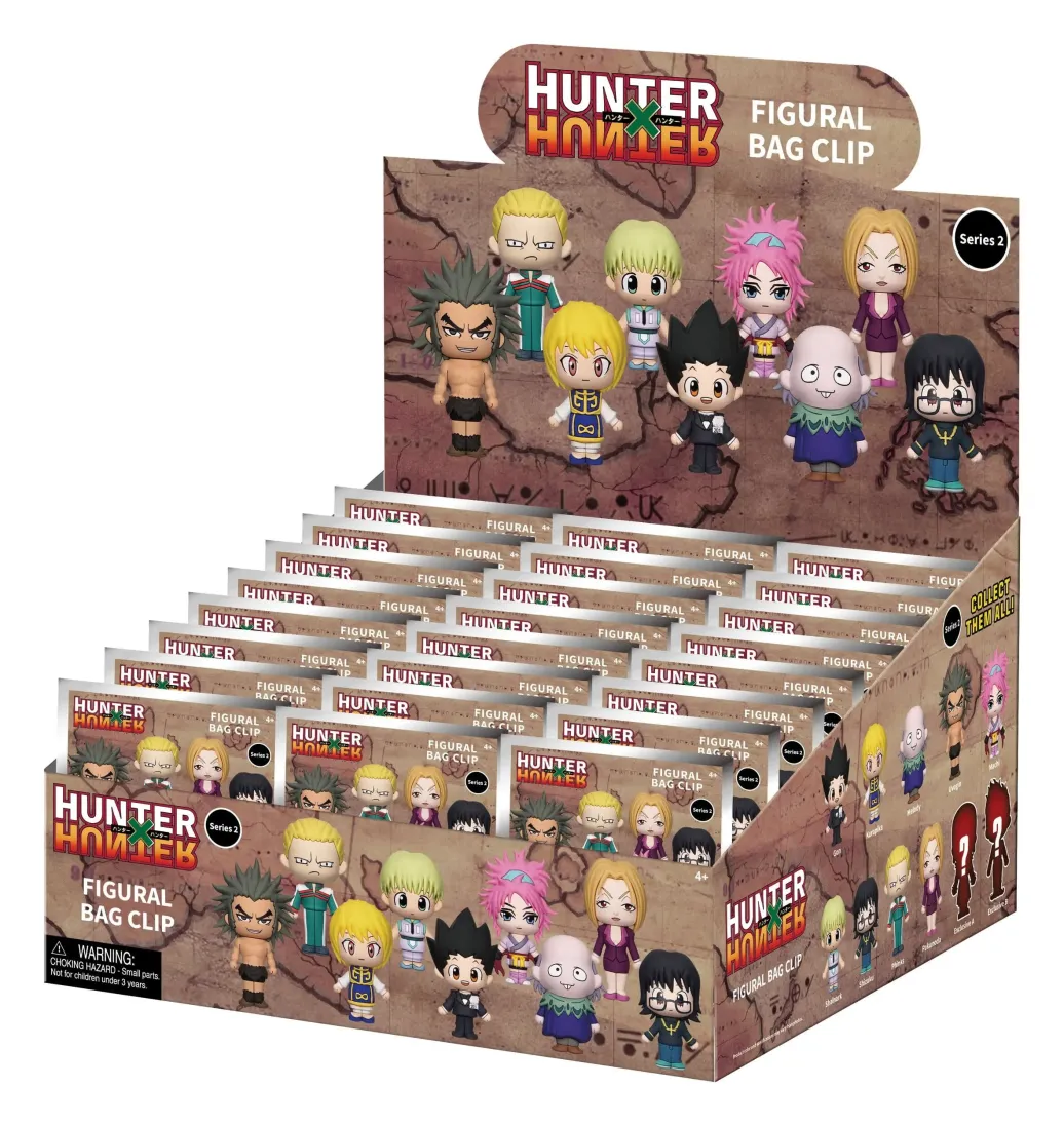 Hunter × Hunter 3D PVC-Taschenanhänger Series 2 Display (24)