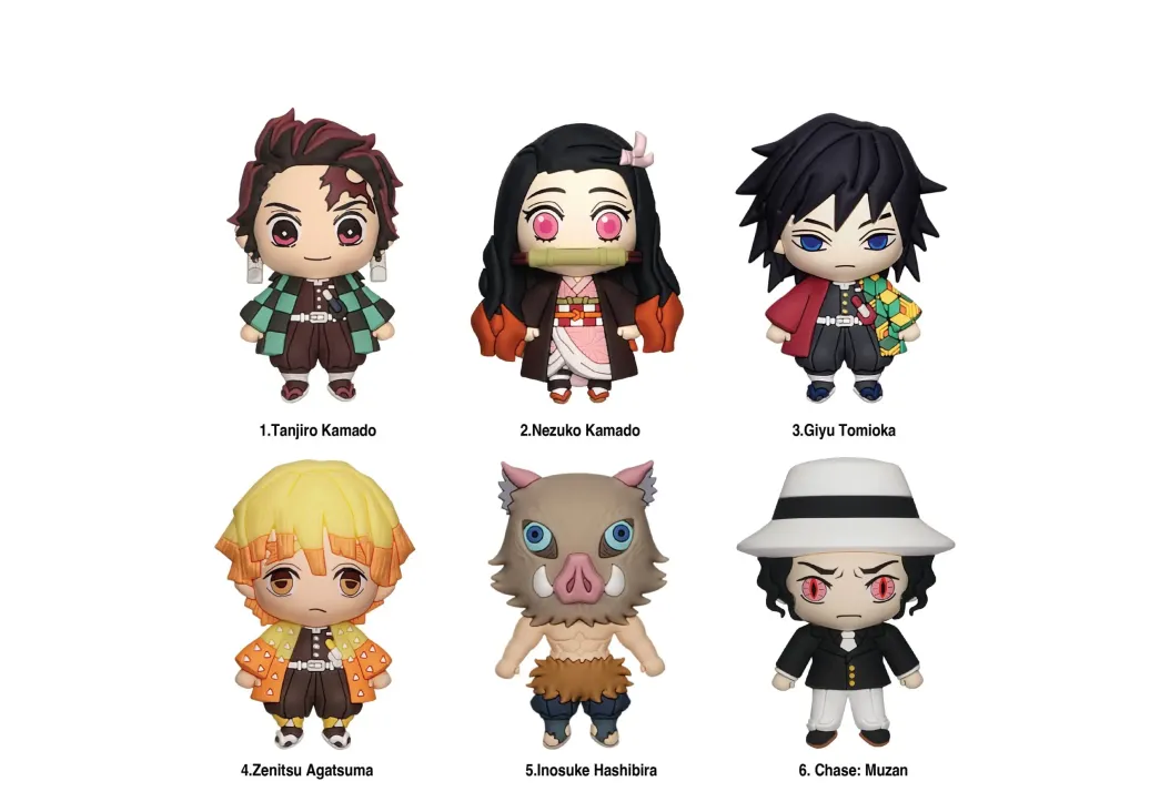 Demon Slayer: Kimetsu no Yaiba 3D 3D Magnete Series 1 Display (12) 