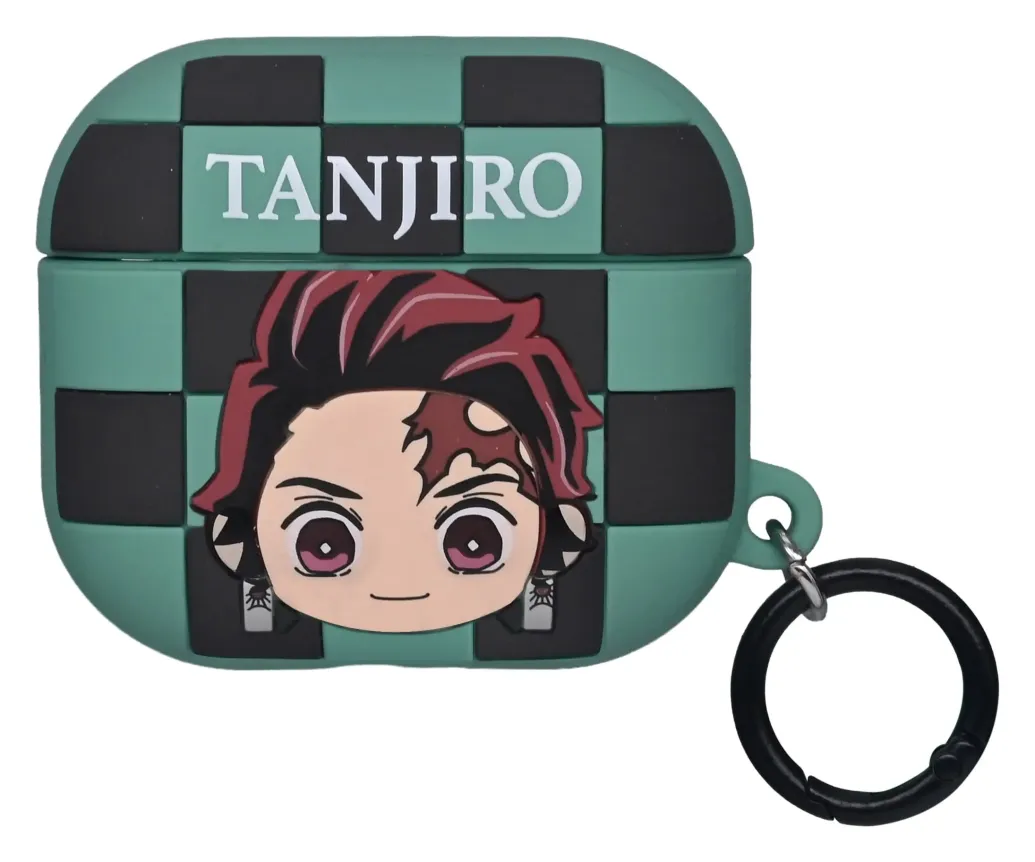 Demon Slayer 3D Schaumstoff Airpods Hülle Taschenanhänger Tanjiro Display (12)