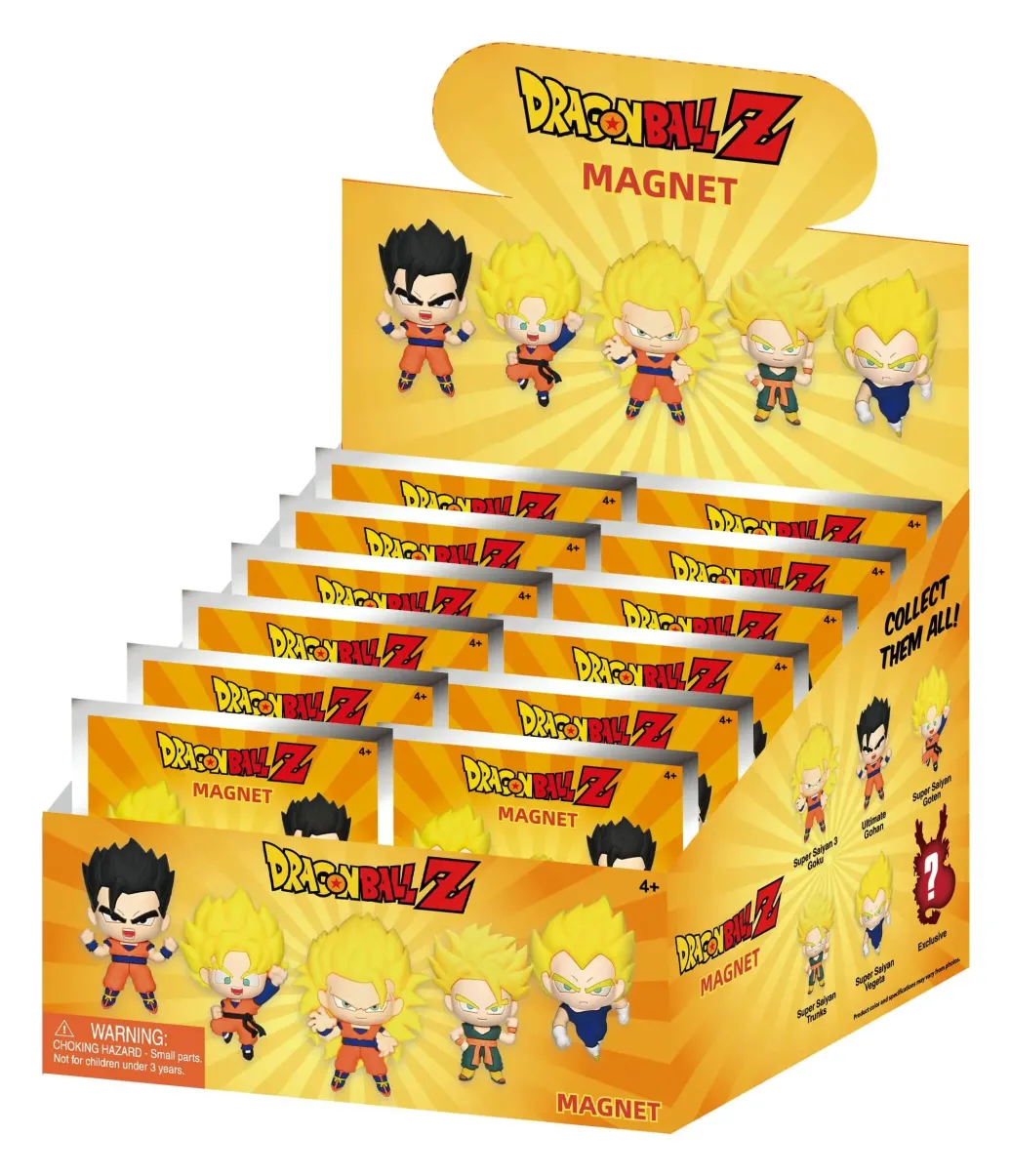 Dragonball Z 3D PVC-Magnete Serie 1 Blind Bag Display (12)