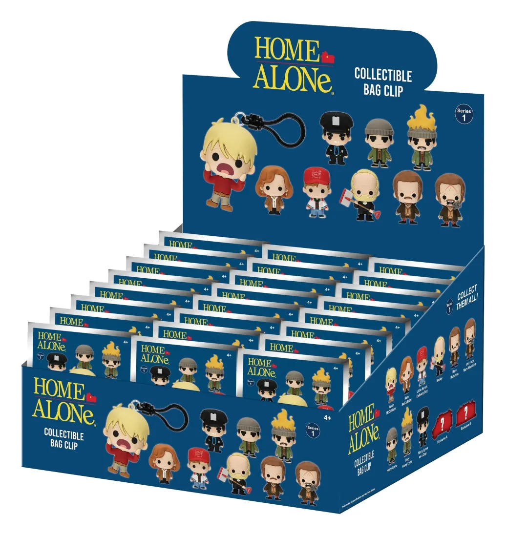 Kevin – Allein zu Haus 3D PVC-Taschenanhänger Serie 1 Blind Bag Display (24)
