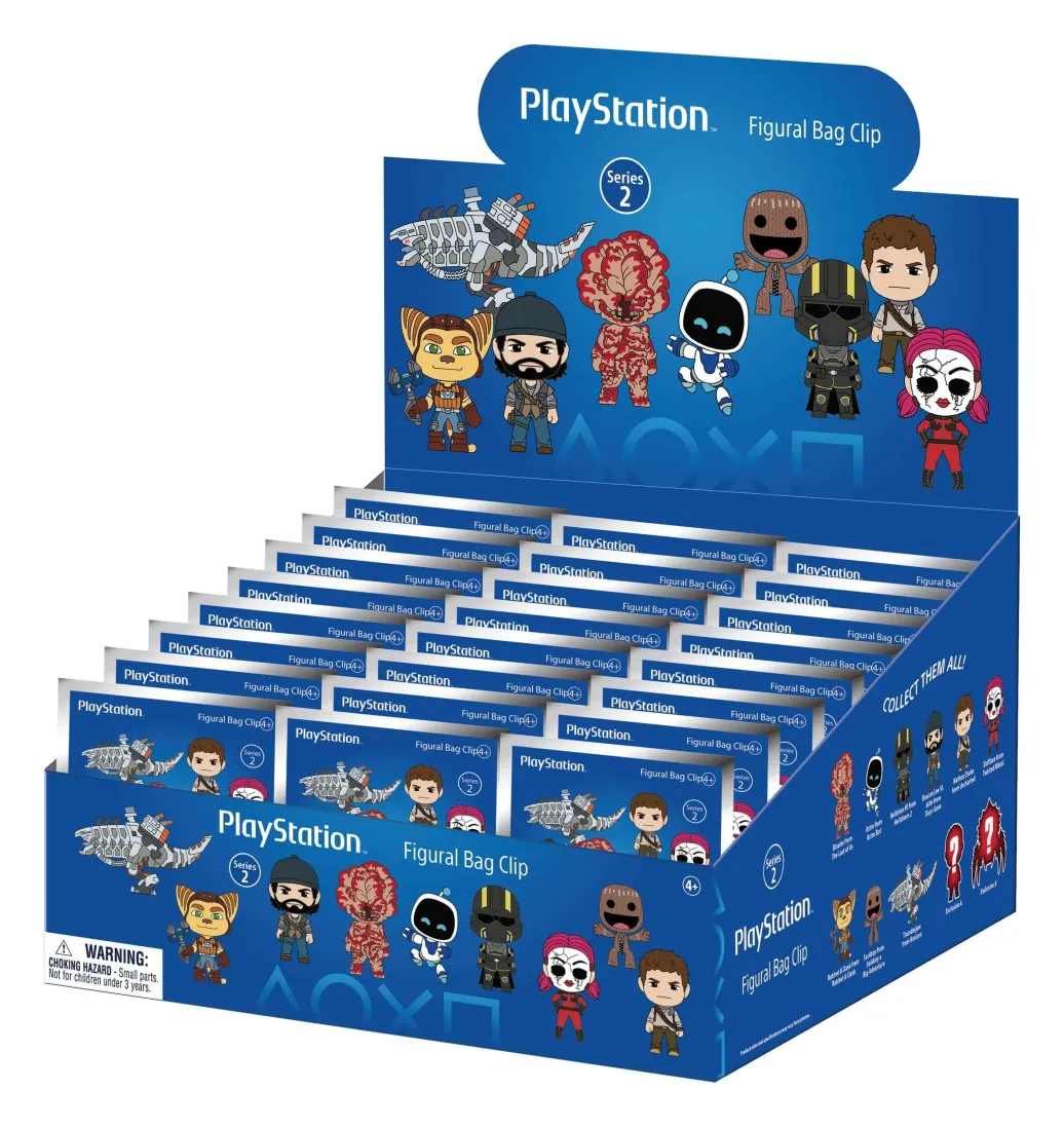 Sony PlayStation 3D Schaumstoff-Taschenanhänger Serie 2 Display (24)