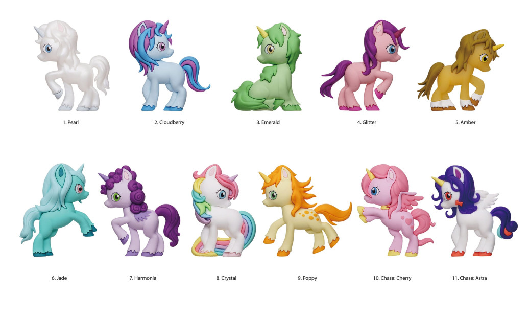 Unicorns 3D PVC-Taschenanhänger Series 1 Display (24)