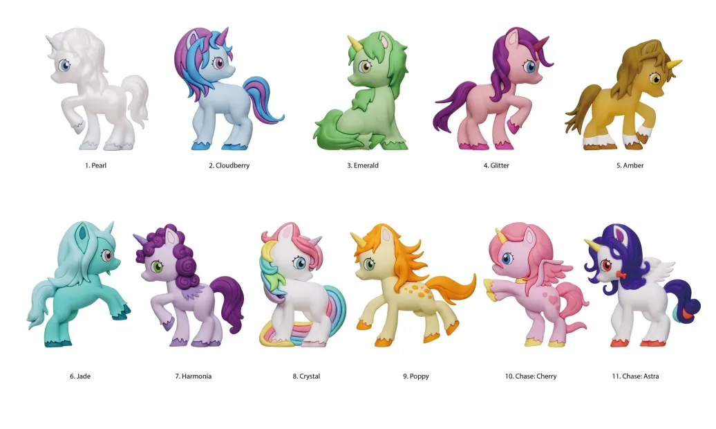 Unicorns 3D PVC-Taschenanhänger Series 1 Display (24)
