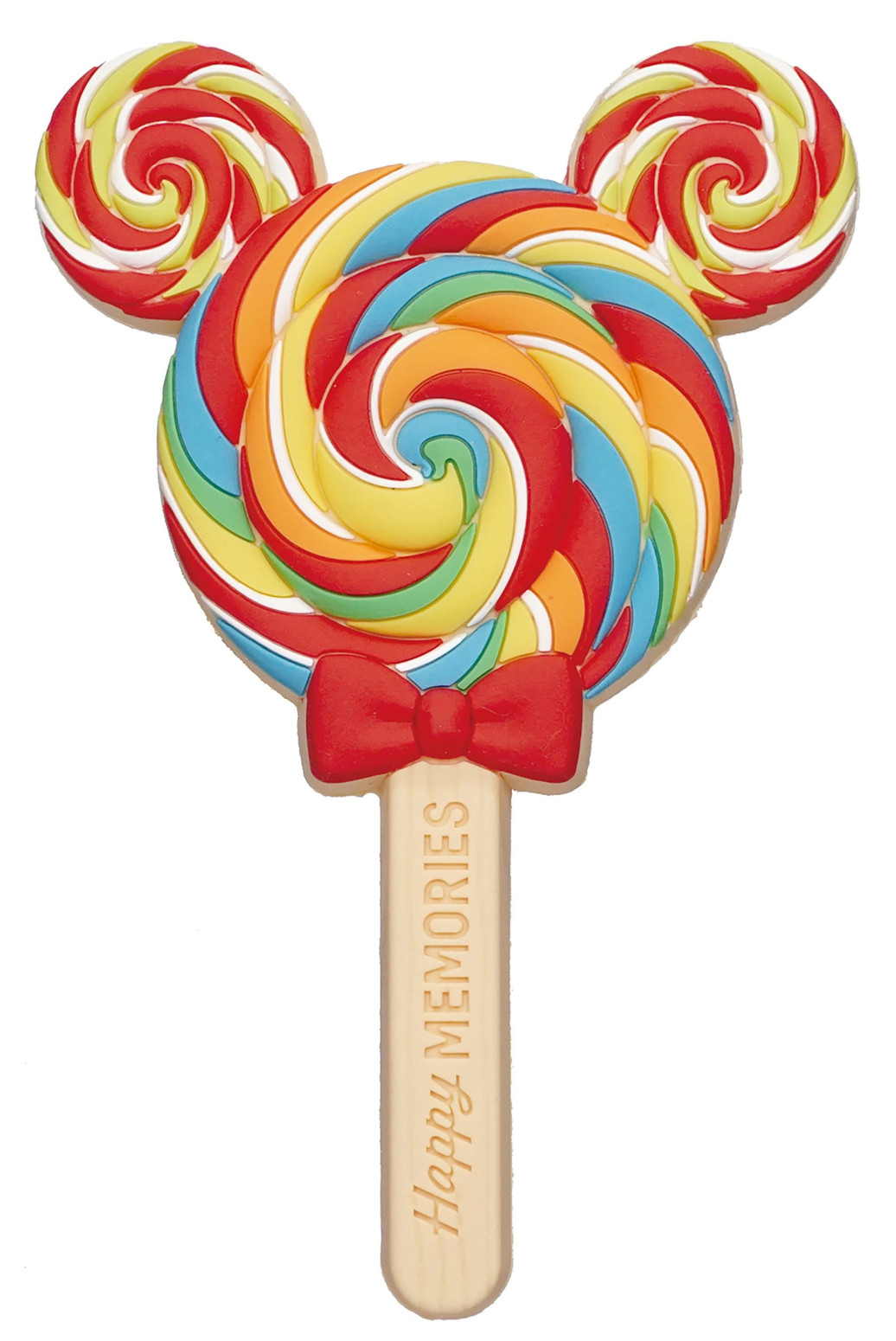 Disney Soft Touch Magnet Mickey Lollipop Red 