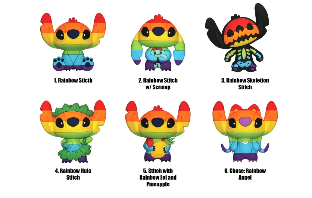 Lilo & Stitch 3D Magnete Series 4 Display (12) 