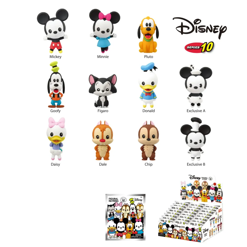 Disney PVC-Taschenanhänger Mickey & Friends Series 10 Display (24)