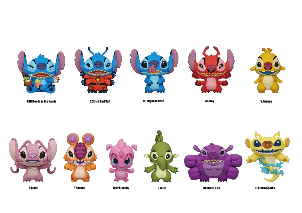 Lilo & Stitch PVC-Taschenanhänger Serie 5 Display (24)
