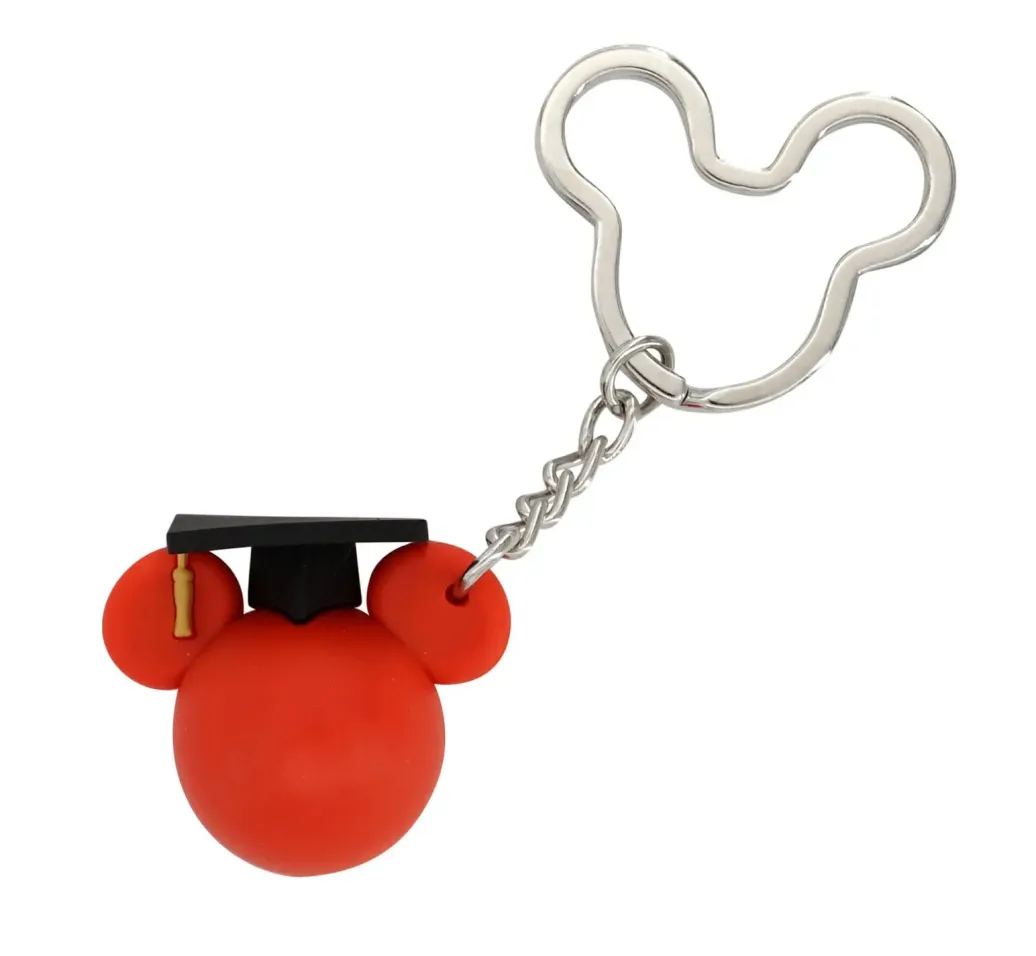 Disney Ball-Schlüsselanhänger Mickey Graduation Red