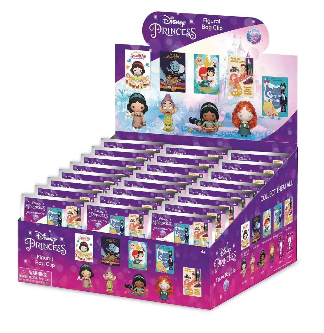 Disney 3D PVC-Taschenanhänger Ultimate Princess Series 37 Display (24)