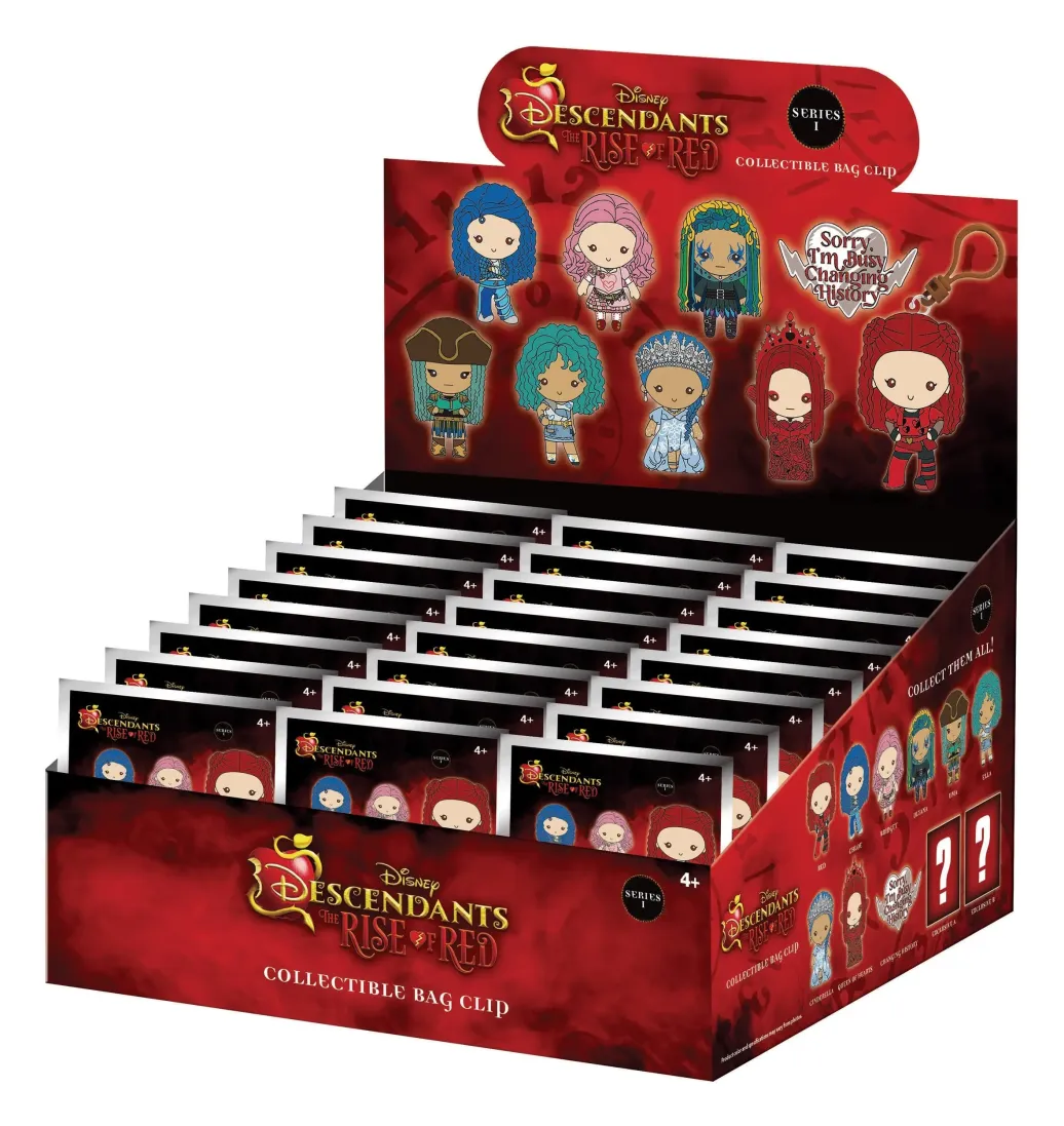 Descendants 3D PVC-Taschenanhänger Serie 1 Display (24)