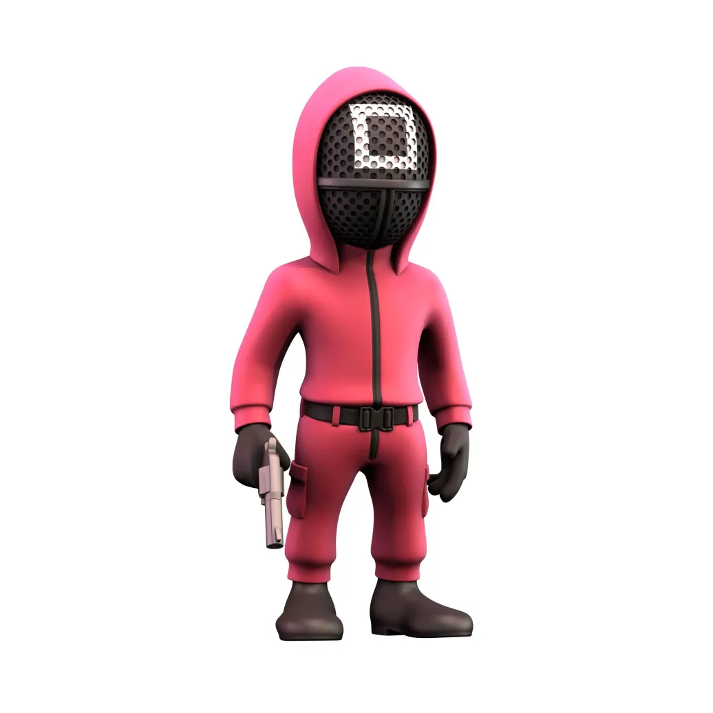 Squid Game Minix Figur Masked Square Guard 12 cm