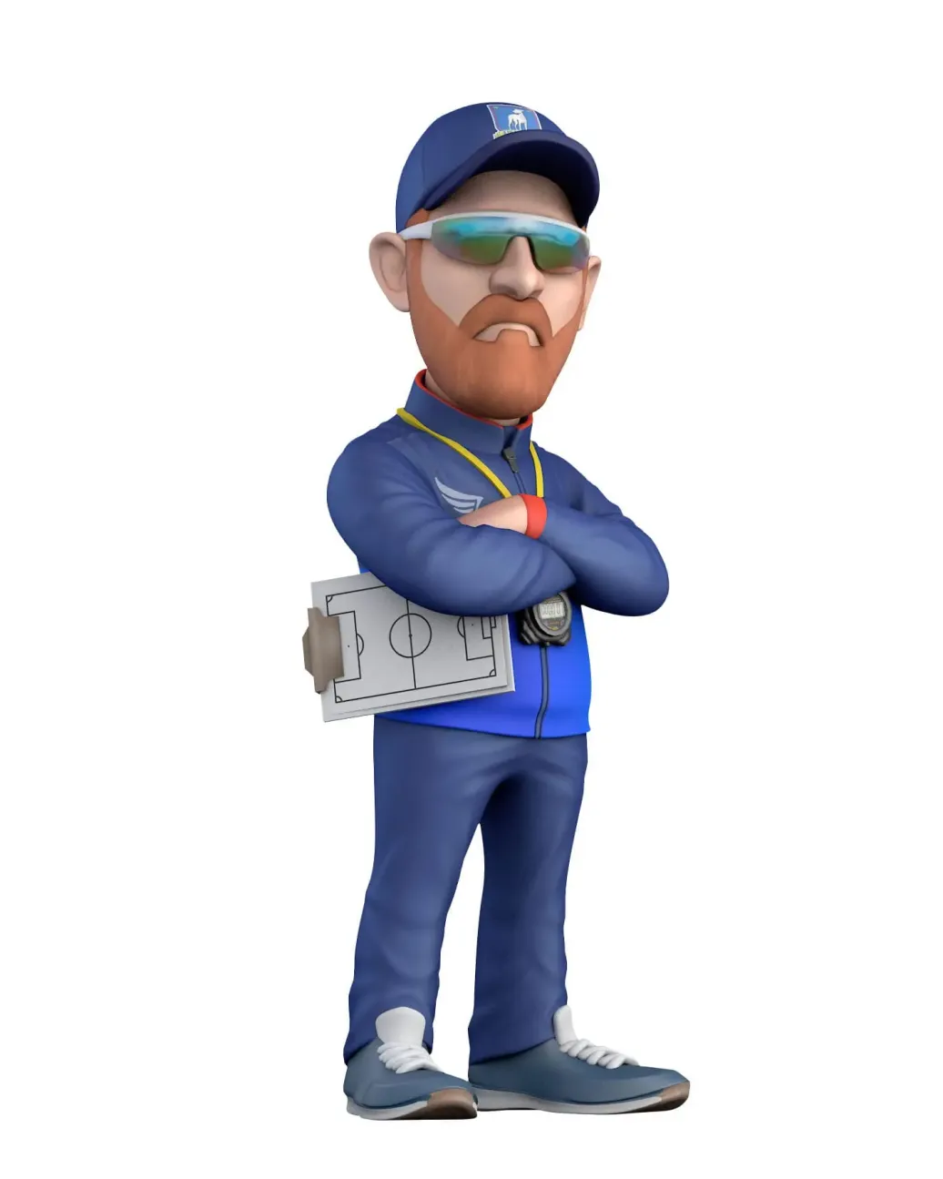 Ted Lasso Minix Figur Coach Beard 12 cm