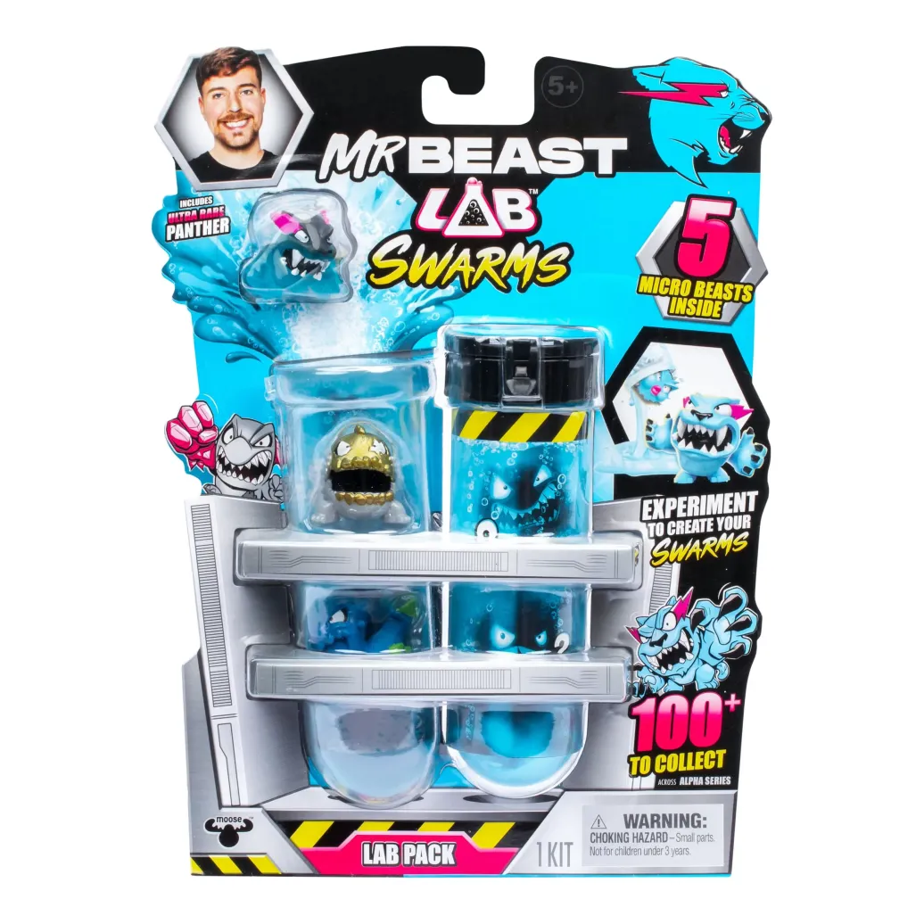 Mr. Beast Lab Swarms Mini Figuren 5er-Pack 3 cm