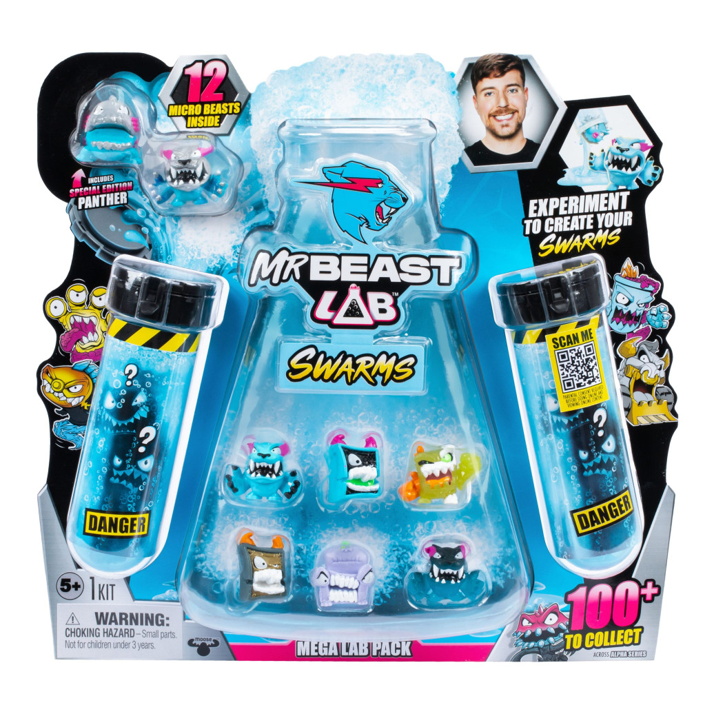 Mr. Beast Lab Swarms Minifiguren 12er-Pack 3 cm Sortiment (4)