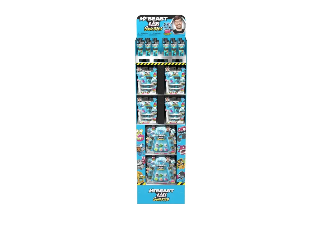 Mr. Beast Lab Swarms Minifiguren 3 cm Display (50)