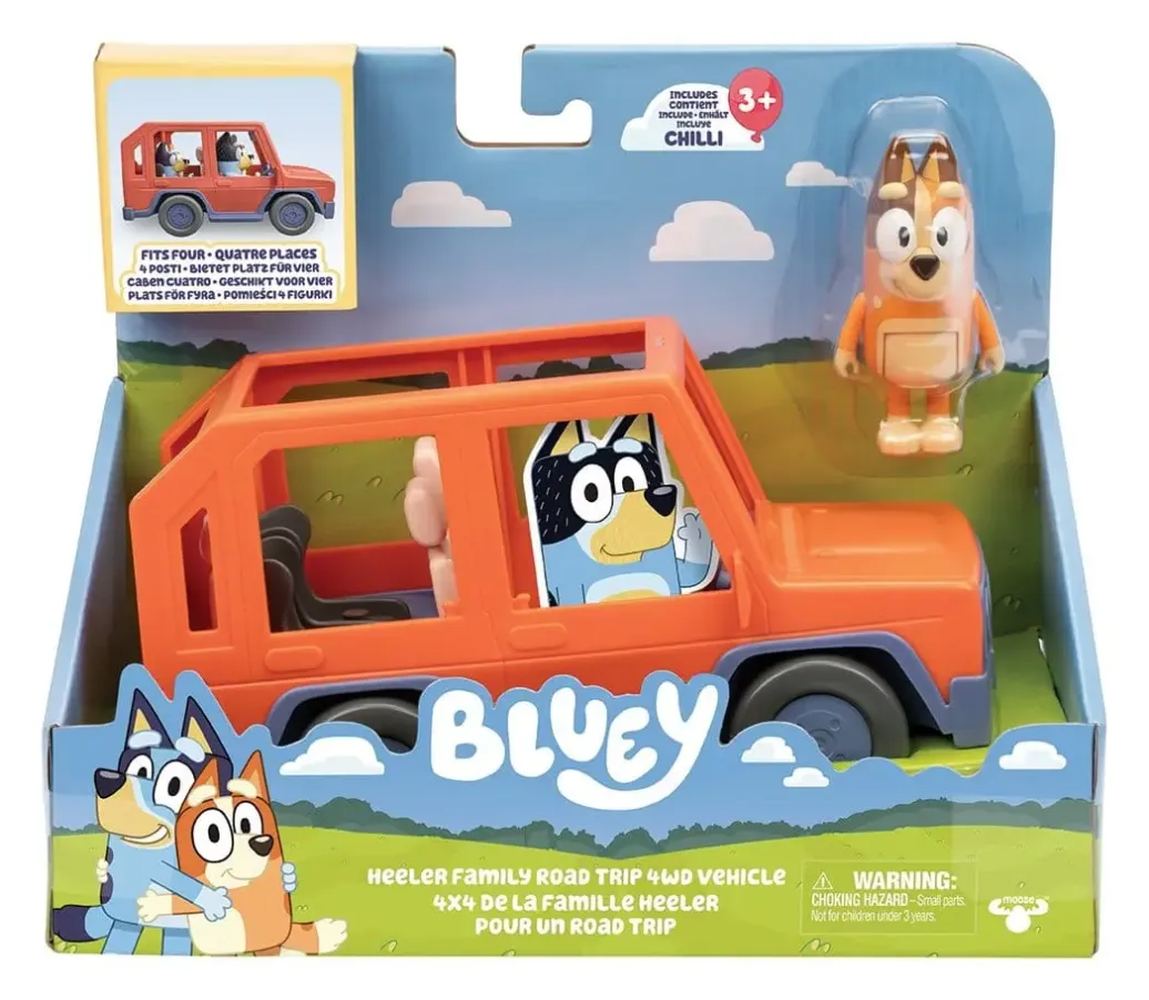 Bluey Figuren-Pack Heeler Family Road Trip