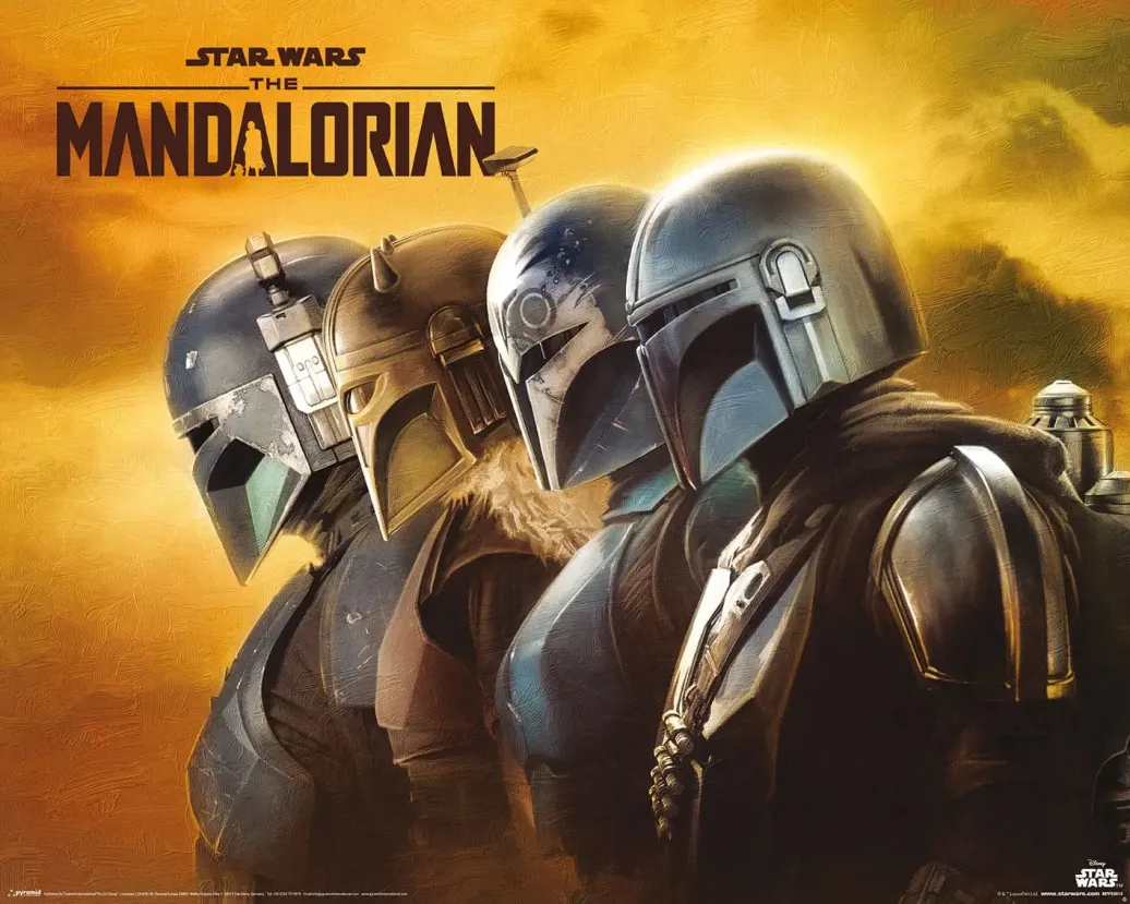 Star Wars: The Mandalorian Poster Set The Mandalorian Creed 40 x 50 cm (4)