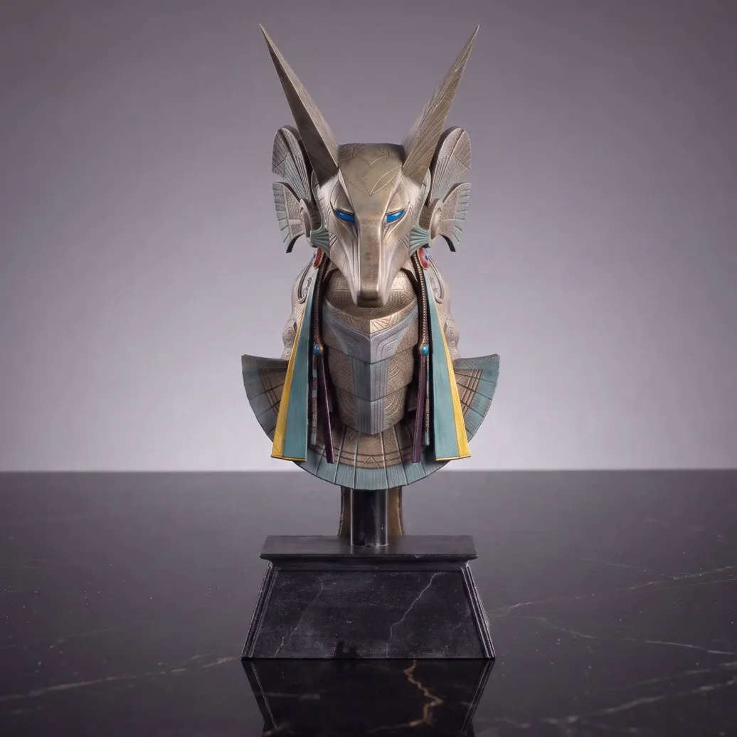 Stargate Desktop Replica Helm-Replik Jackal Guard Helmet Anubis 15 cm