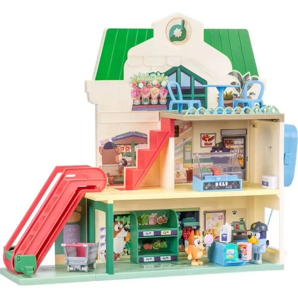 Bluey Minifiguren Spielset Bluey Let's Play Chef Supermarkt 