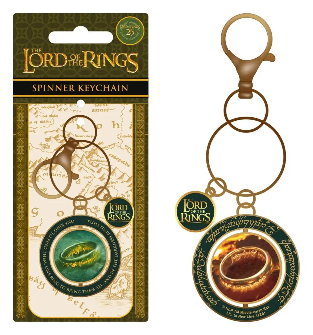 Der Herr der Ringe Spinner-Schlüsselanhänger Epic Journey