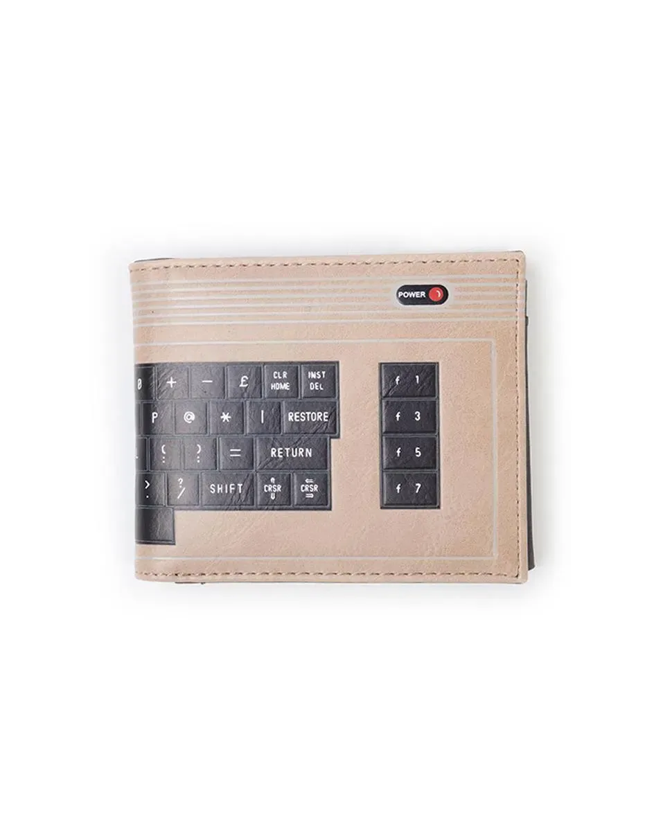 Commodore 64 Bifold Geldbeutel C64 Keyboard