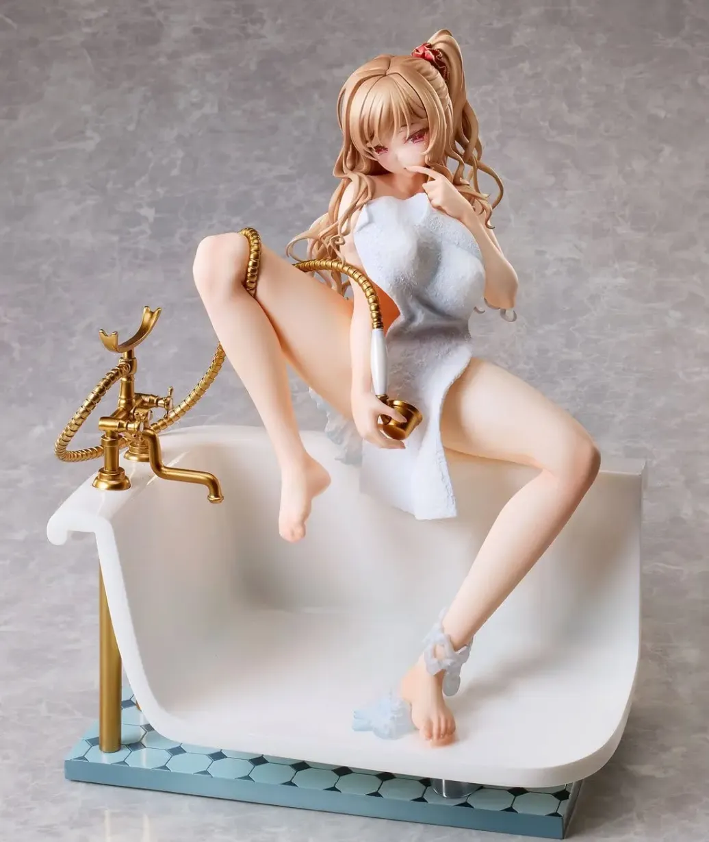 Original Character PVC Figur Girl in the Bath Illustration by Ponzu 26 cm