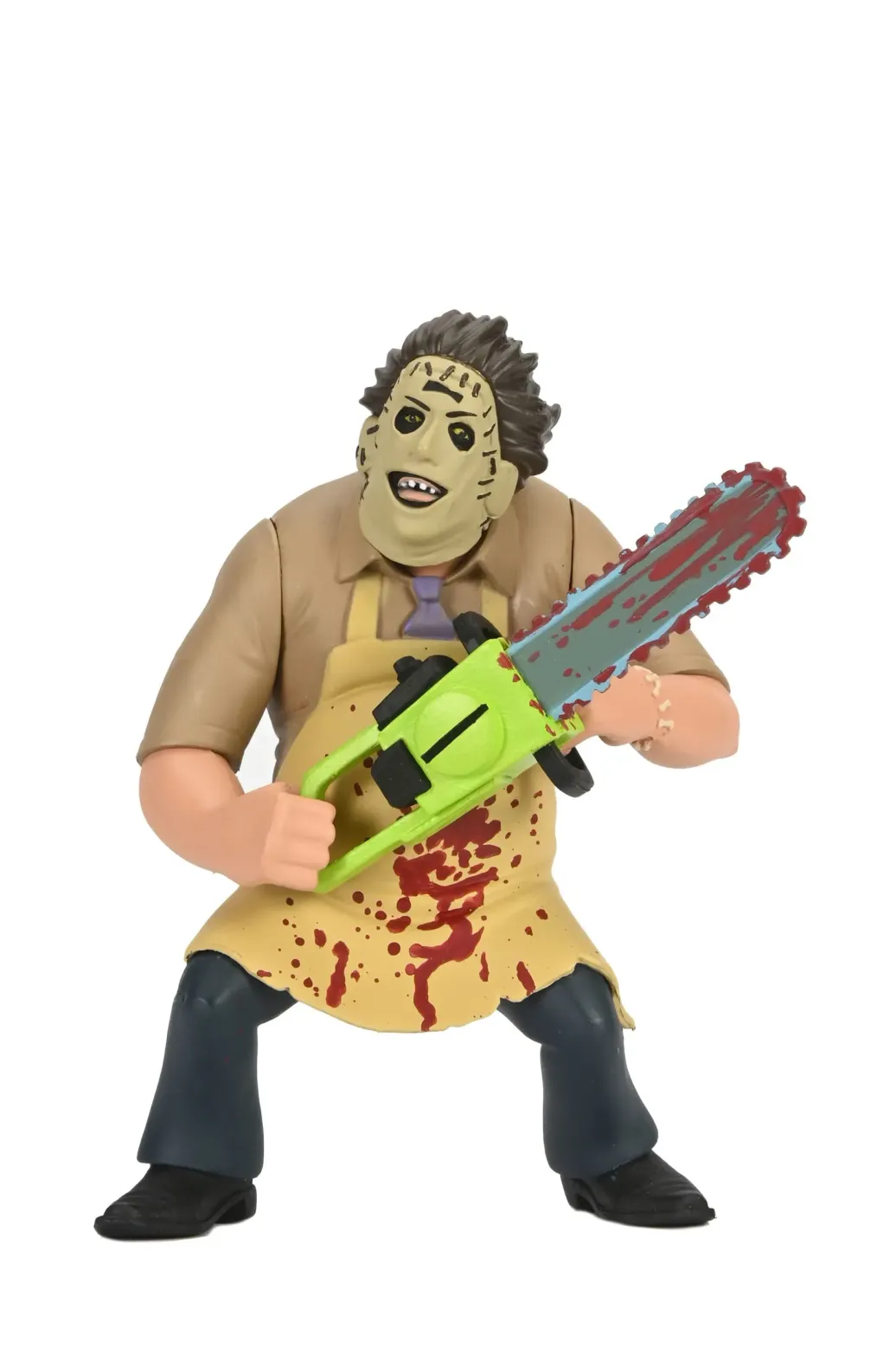 Texas Chainsaw Massacre Toony Terrors Actionfigur 50th Anniversary Leatherface (Bloody) 15 cm