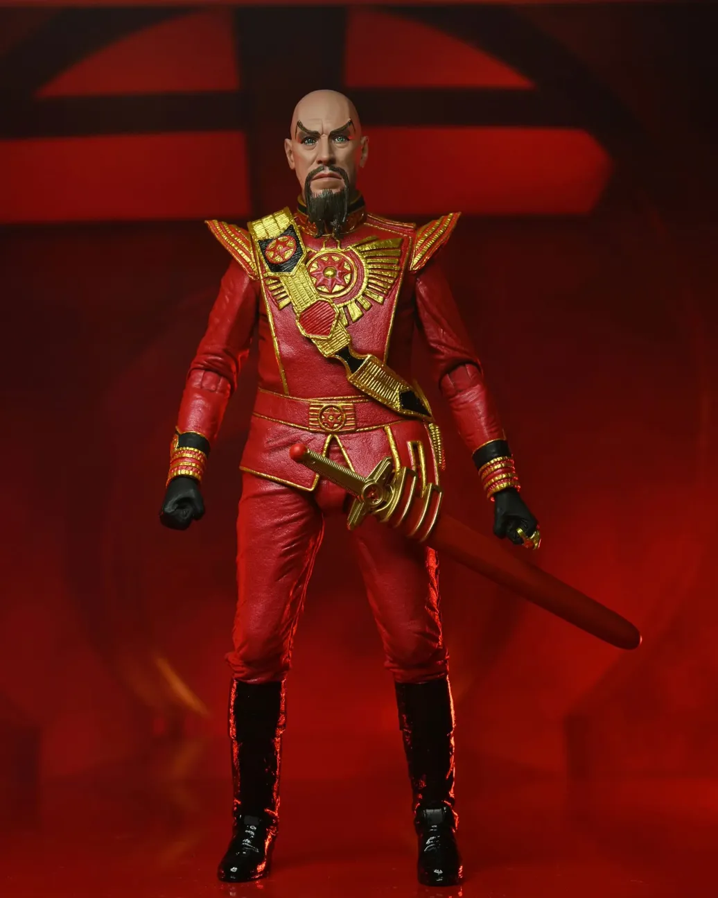 DC Comics King Features Actionfigur Flash Gordon (1980) Ultimate Ming (Red Military Outfit) 18 cm