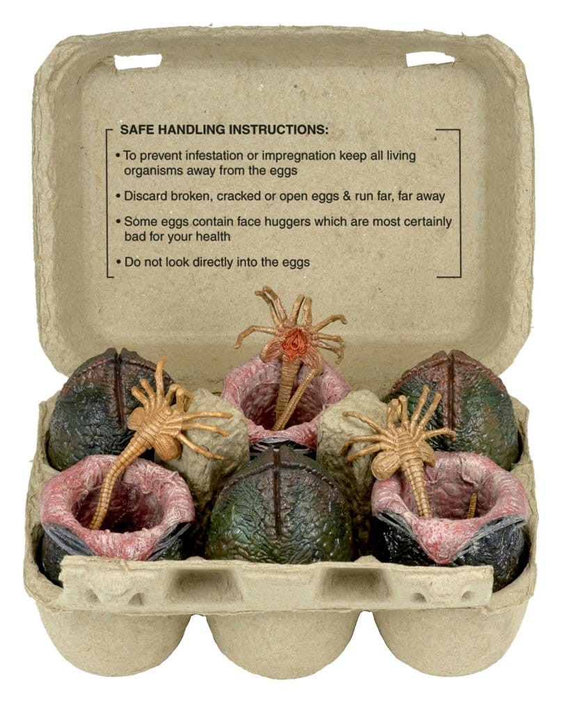 Aliens 6er-Pack Zubehör-Set Carton of Alien Eggs (40th Anniversary)
