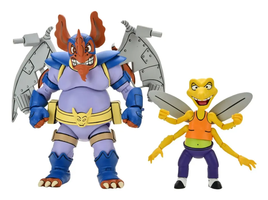 Teenage Mutant Hero Turtles 1987 Actionfiguren Doppelpack Wingnut & Screwloose 18 cm