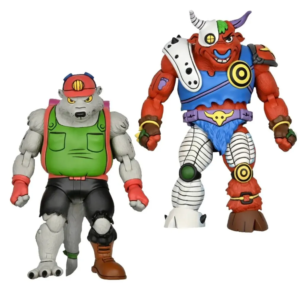 Teenage Mutant Hero Turtles 1987 Actionfiguren Doppelpack Dirtbag & Groundchuck 18 cm