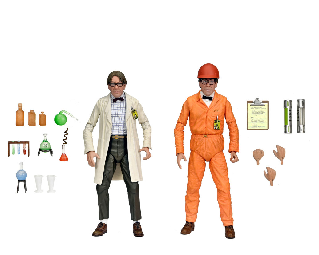 Turtles II - Das Geheimnis des Ooze Actionfiguren 2-Pack Lab Coat Professor Perry and Hazmat Suit Professor Perry 18 cm