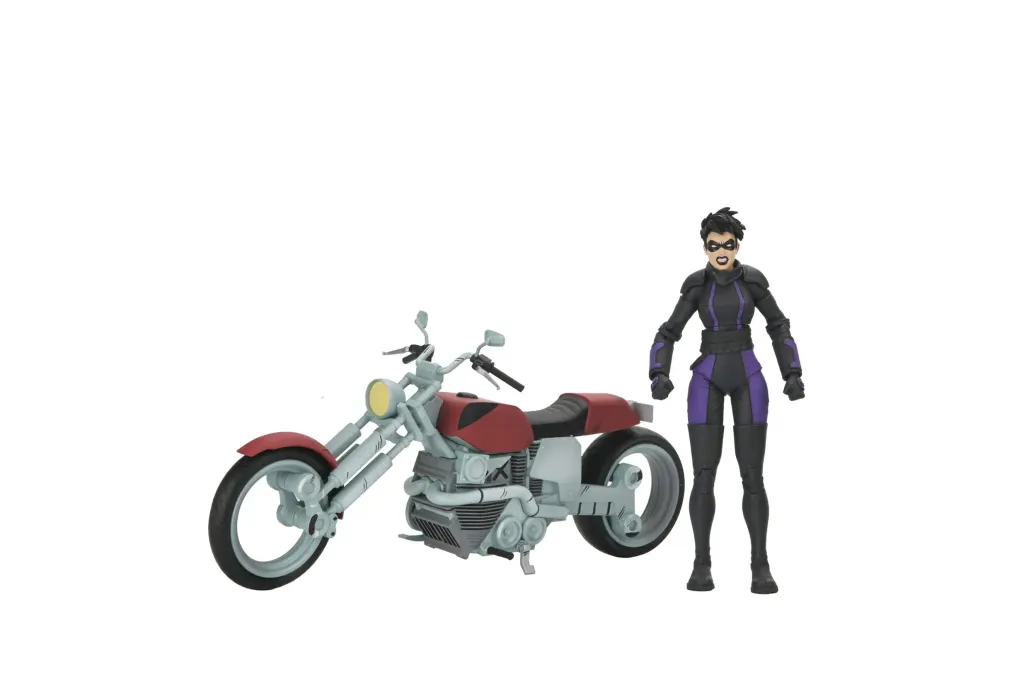 Teenage Mutant Ninja Turtles (The Last Ronin The Lost Years) Actionfigur Casey Marie with Last Ronin Motorcycle 18 cm