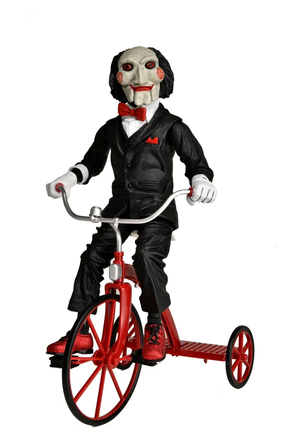SAW: Sprechende Actionfigur - Billy the Puppet mit Dreirad (30 cm)