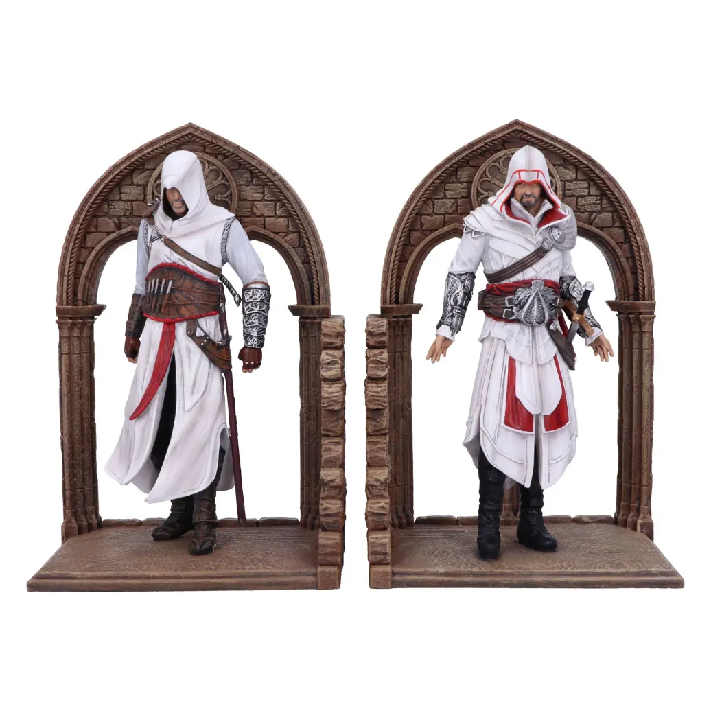 Assassins Creed Altair and Ezio Buchstützen 24 cm