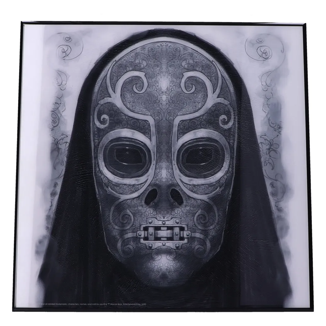Harry Potter Crystal Clear Picture Wanddekoration Death Eater Mask 32 x 32 cm