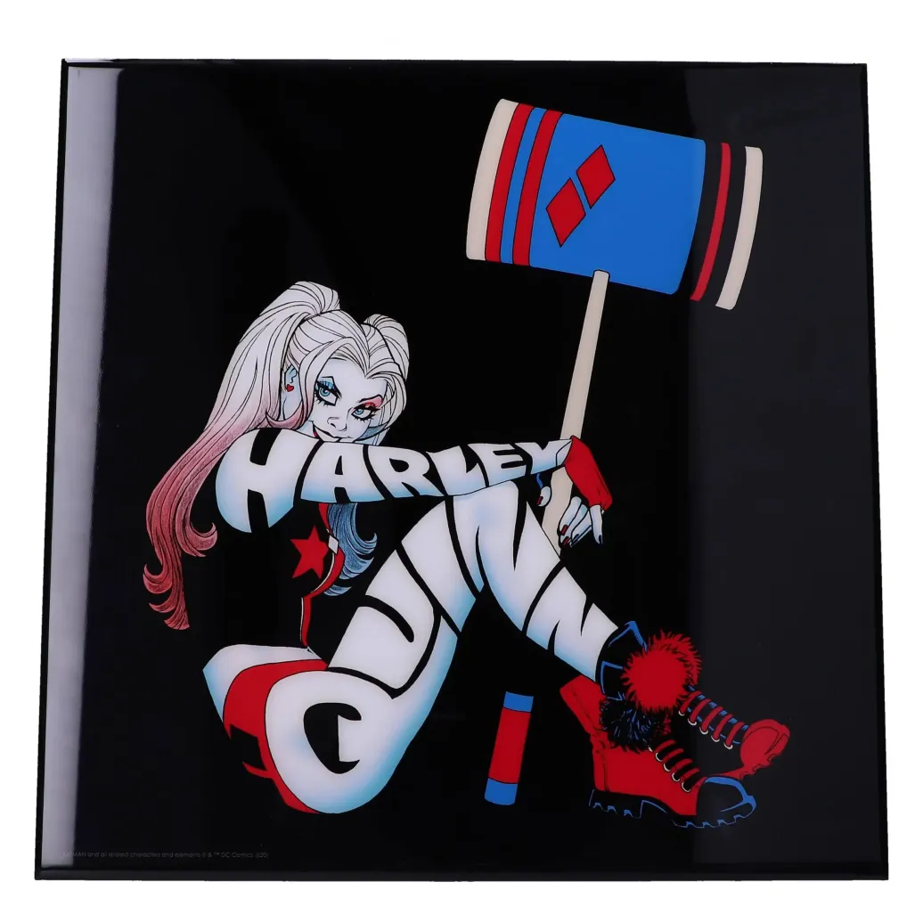 Batman Crystal Clear Picture Wanddekoration Harley Quinn 32 x 32 cm