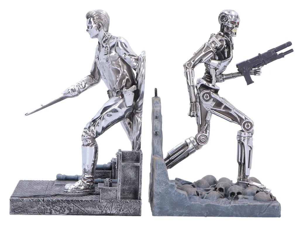 Terminator 2 Buchstützen T-1000 vs T-800 19 cm